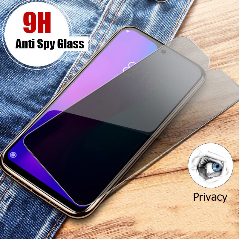 Hoogwaardige anti-spionage schermbeschermer voor samsung galaxy  a70 a50 a40 a30 a20 a10 , privacyglasfolie voor galaxy  s20 fe en galaxy 5g s10 lite.