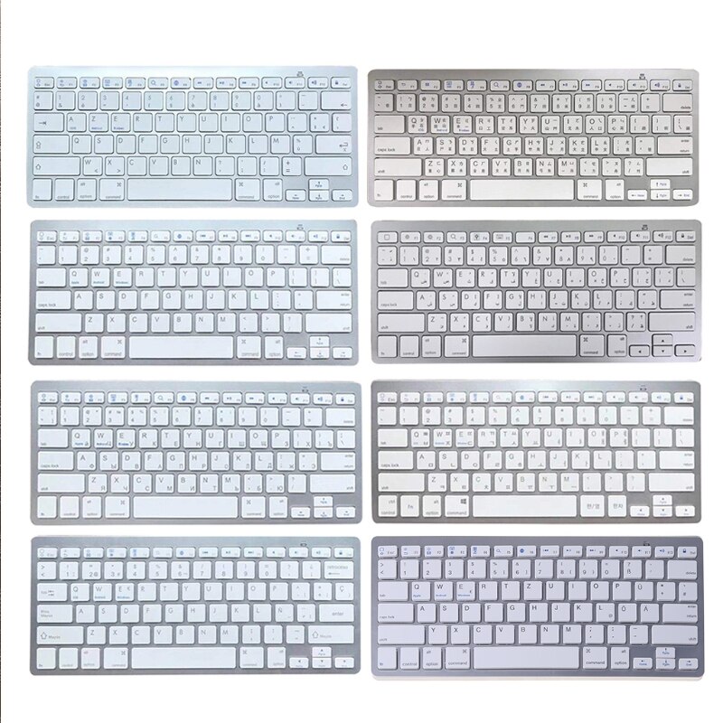 Russisch/Spaans/Koreaanse Bluetooth Wireless Keyboard Voor Tablet/Laptop/Smartphone