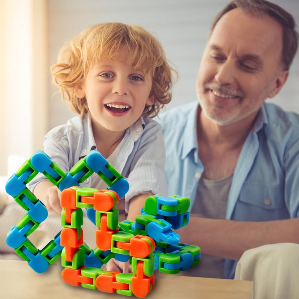Neueste Verrückte Spuren Kette Spielzeug, Drehbare Dekompression Kette Spielzeug für freundlicher und Erwachsene, zappeln Spielzeug und Finger Sensorischen Spielzeug