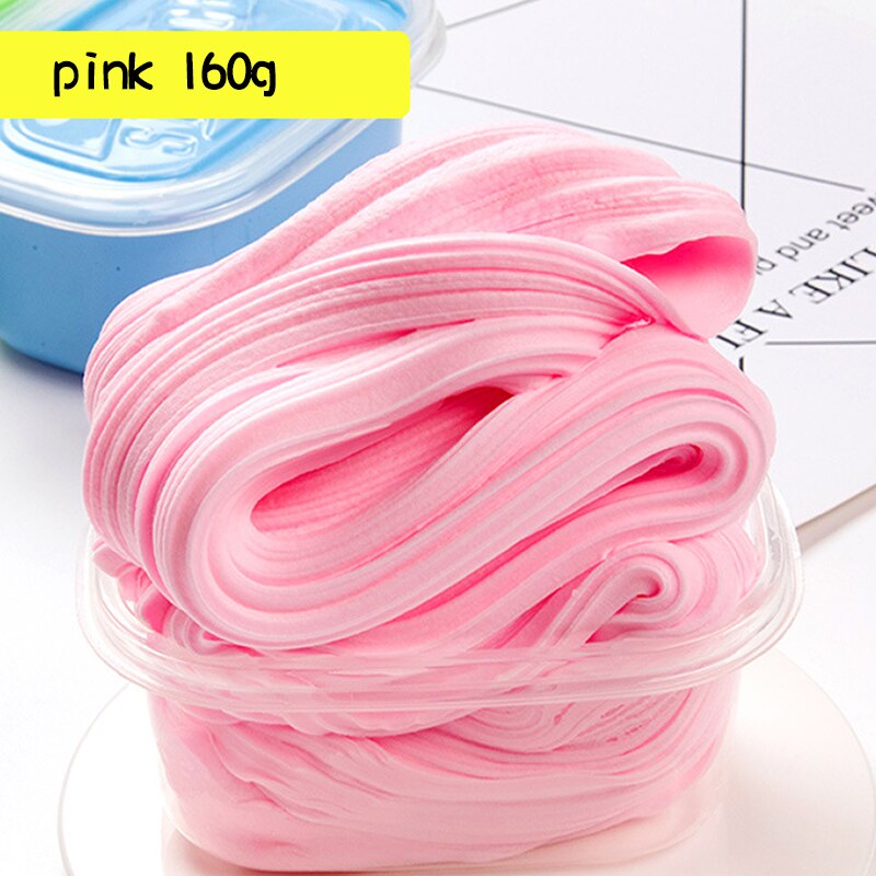 160g Fluffy Foam Slime Clay Ball Supplies DIY Light Soft Cotton Charms Slime fluffy Cloud Craft Antistress slime fl Kids Toys: Pink