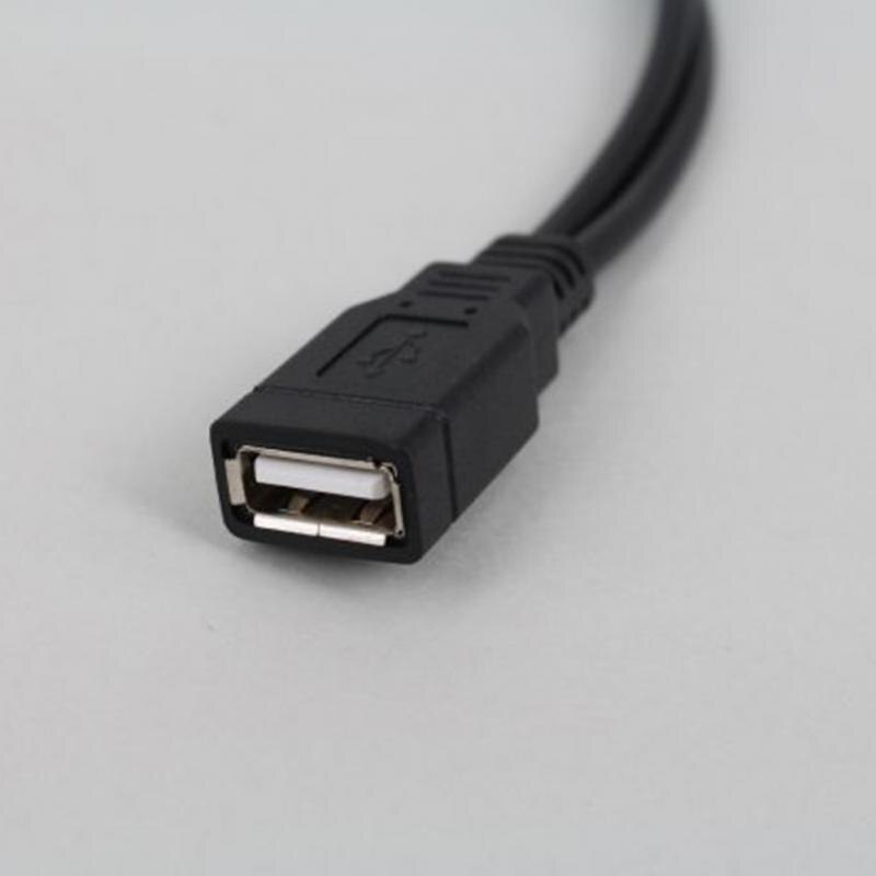 Usb 2.0 a hann til usb hunn 2 dobbel dobbel usb hunn splitter forlengelseskabel hub ladekabel
