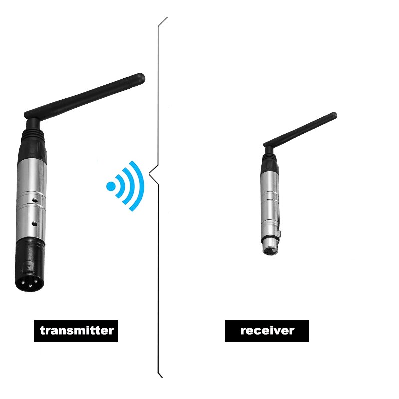 DMX512 DFI DJ Wireless Receiver Transmitter 2.4G For LED Stage Light Par Moving Head Beam LED Light 400m Control: 1 T AND 1 R / AU Plug