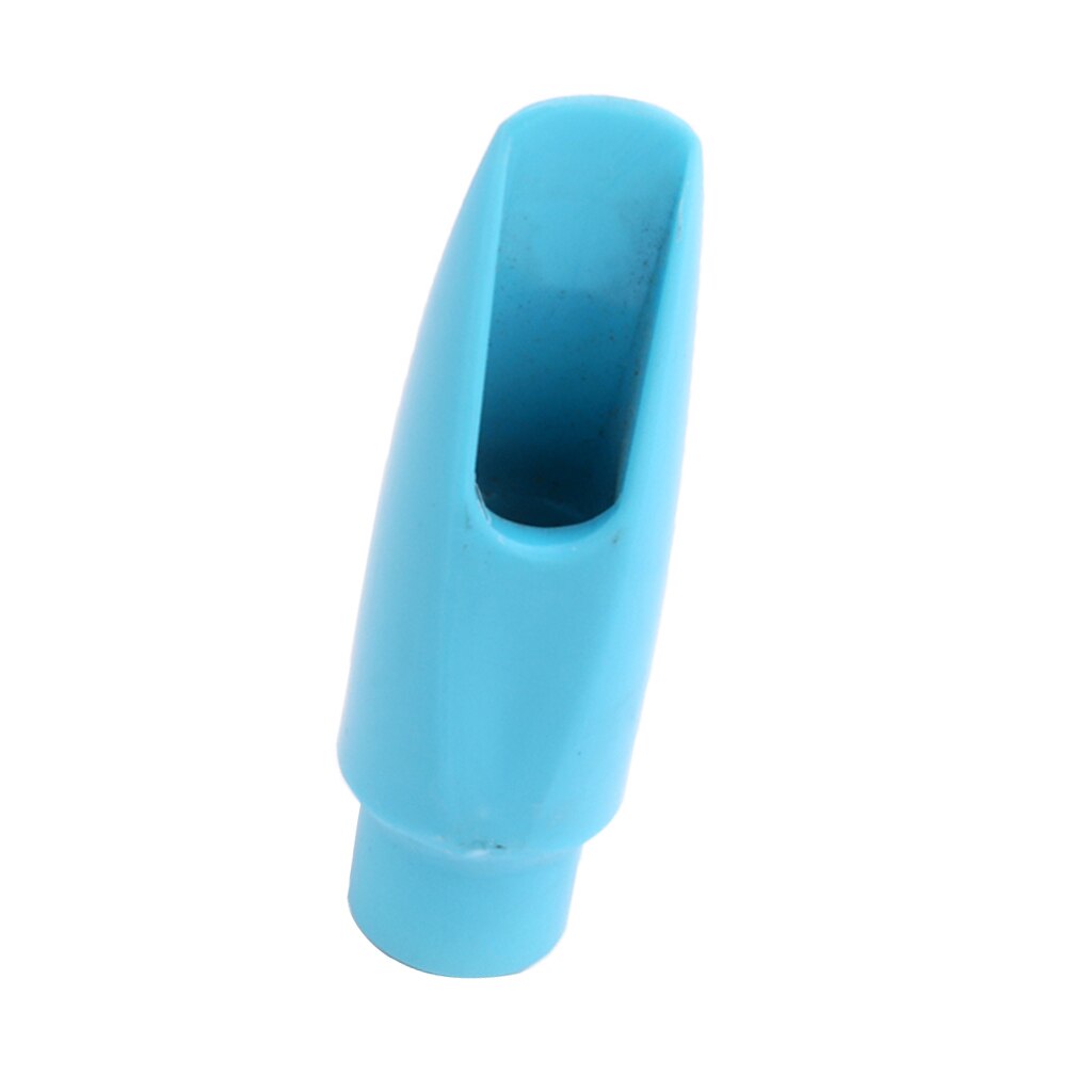 Plastic Alto Sax Saxofoon Mondstuk Cap Bescherming Muziekinstrument Accessoire 3.54x1.10inch: Sky Blue