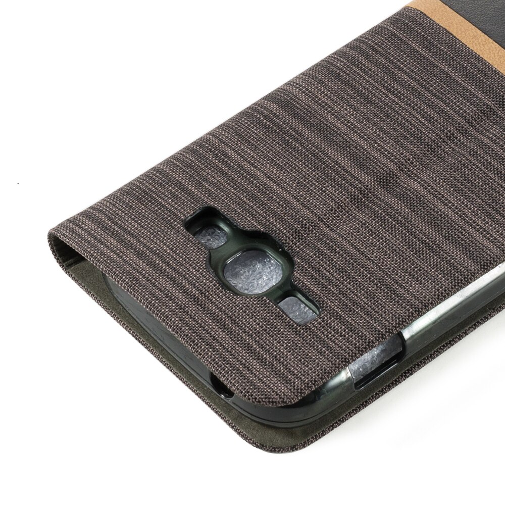 Leather Phone Case For Samsung Galaxy J1 Flip Book Case For Samsung Galaxy J1 Business Wallet Case Silicone Back Cover