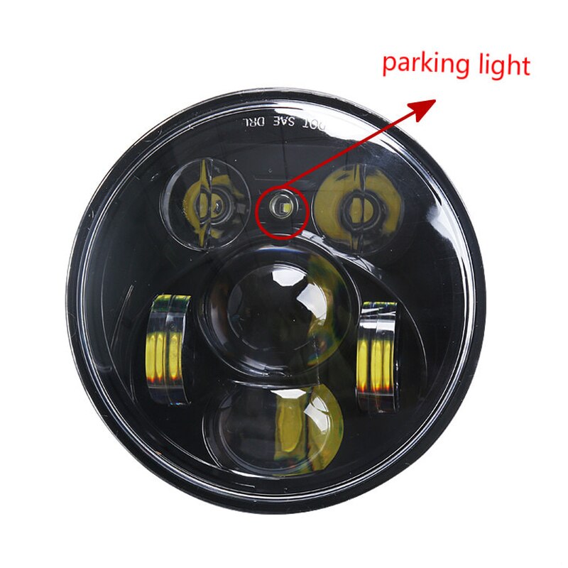 Voor Yamaha Bolt Raider Stryker SCR950 Warrior 5.75 Inch Ronde Led Koplamp Hi Dimlicht Met Parking Light