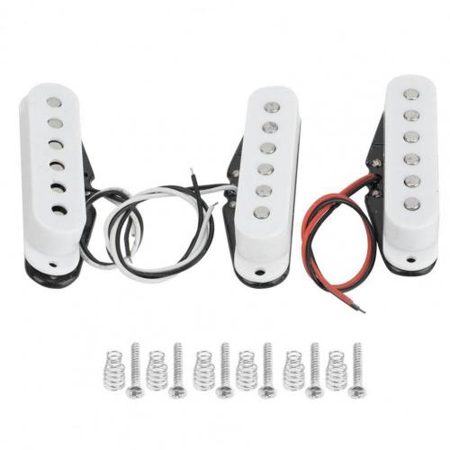 Guitar Pickup Sturdy Single Coil Compact SSS Handwound Electric Guitar Pickups for Instrument: Default Title