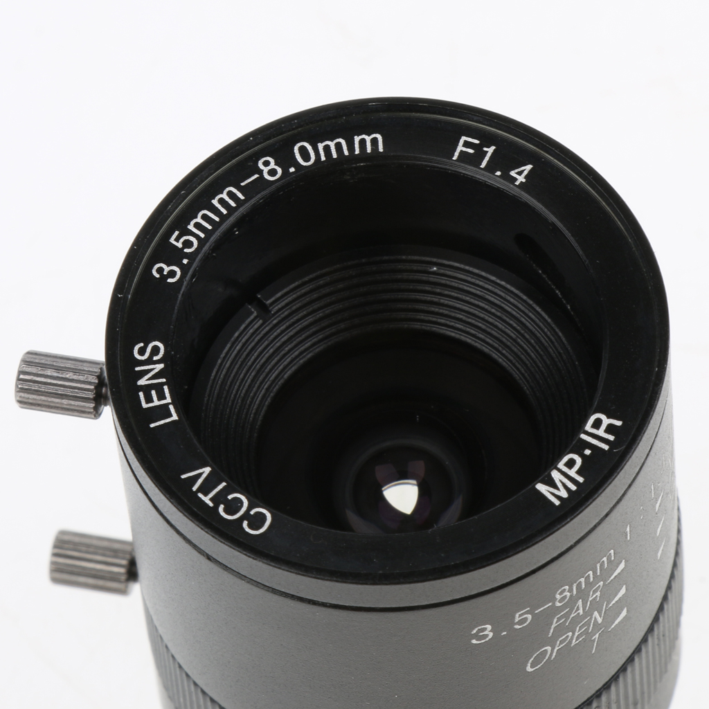 1/3 ''3,5-8mm F 1,4 1MP CS-montieren Manuelle Zoomen CCTV Objektiv Für CCD Kamera