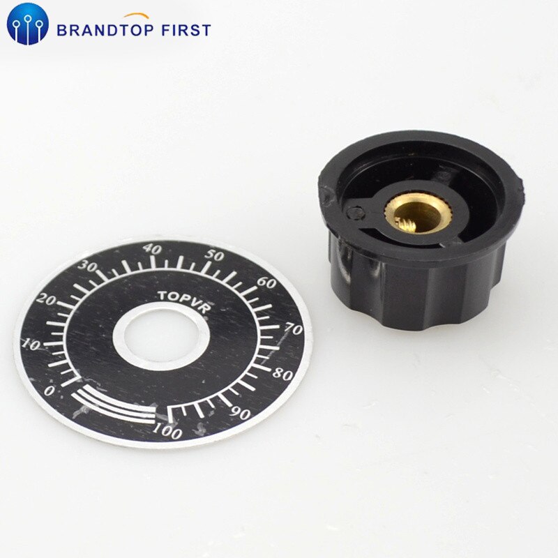 A03 dial knob + MF-A03 bakelite knob with scale plate / sheet scale digital potentiometer