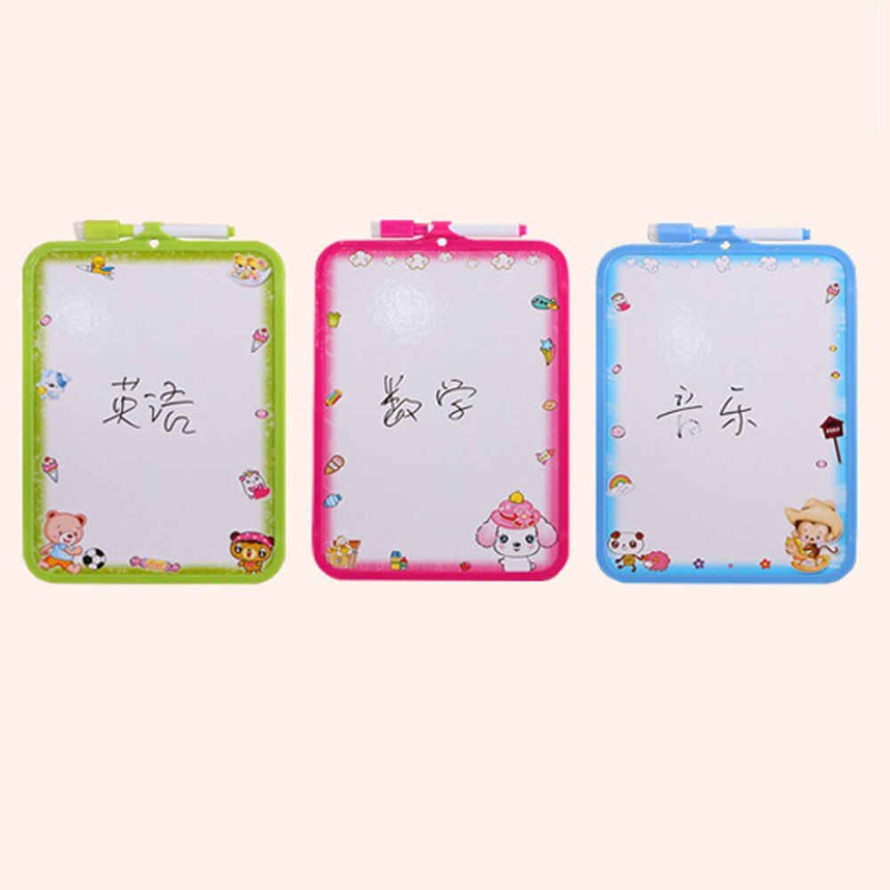 Leuke Cartoon Kleine Whiteboard Magnetische Kids Droog Veeg Board Home Message Board Tekening Student Kalligrafie Graffiti Whiteboard