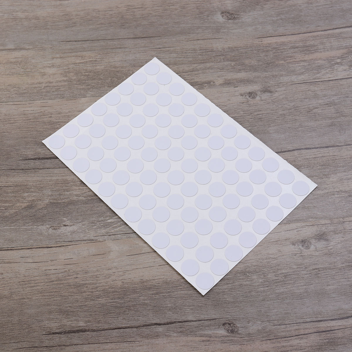 96Pcs/Sheet Waterdichte Schroef Gat Covers Antislip Schroef Gat Caps 15Mm Decoratieve Stickers(01): White