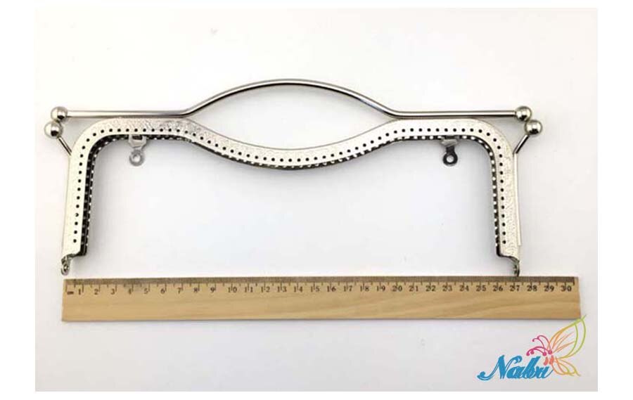 8 Marcos De Metal Para Hacer Bolsos Con Cadena De Repuesto De 47 Pulgadas, Marco De Bolsa Para Monedas, Cierre De Beso, Costura, Manualidades, Color Mixto (7.87 X 2.6 Pulgadas