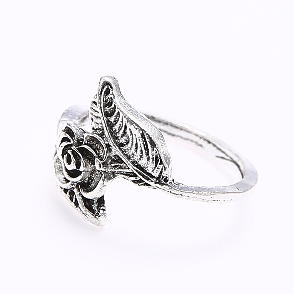 Mode Set Van 4 Wildflower Ringen Vintage Style Hollow Ring Sieraden Voor Vrouwen Lxh
