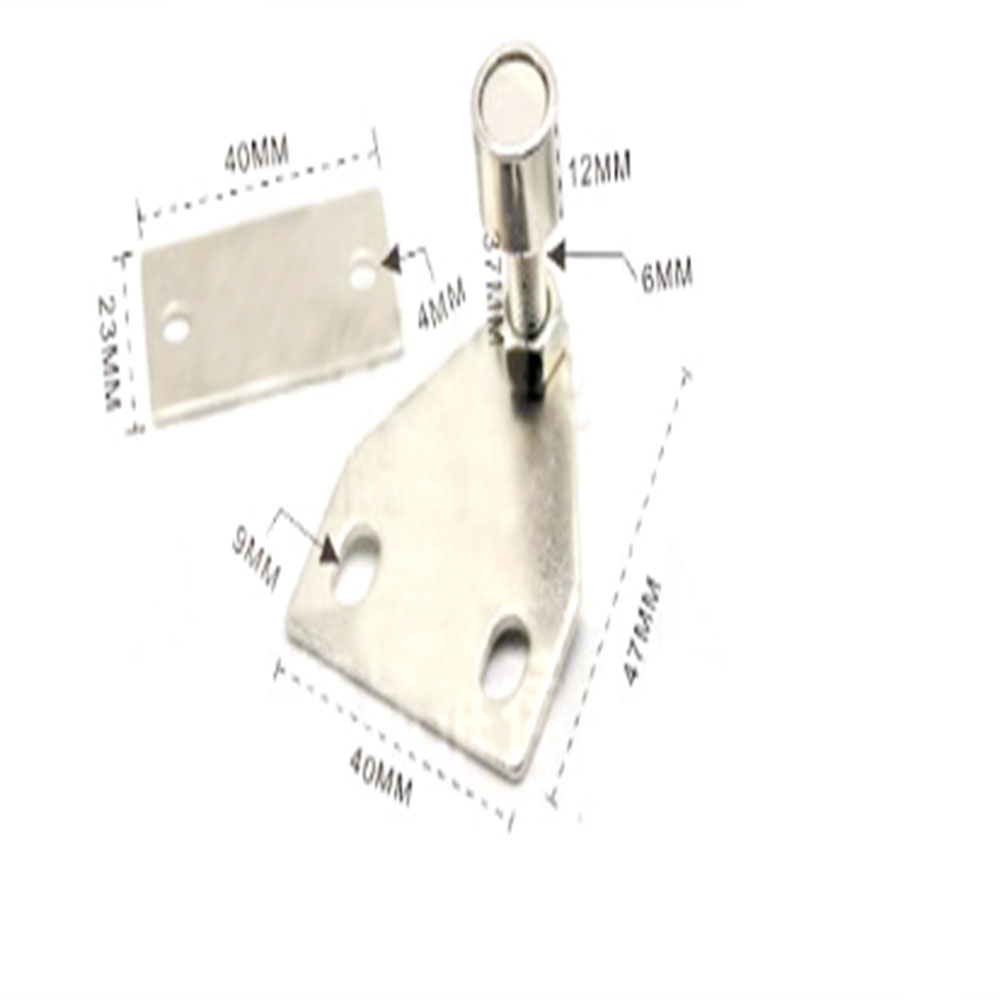 Perfil Triangular de aluminio con ventosa para puerta 30 40 con imán ajustable y correa de succión para puerta