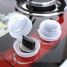 2pcs Gasfornuis Knop Cover Protector Baby Keuken Veiligheid Kinderen Bescherming Deksel Oven Lock