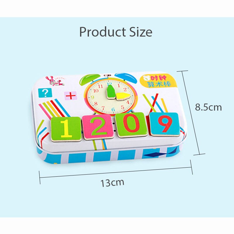 Wooden Magnetic Digital Counting Stick Educational Toys for Children Baby Mathematics Arithmetic Early Learning Education Toy