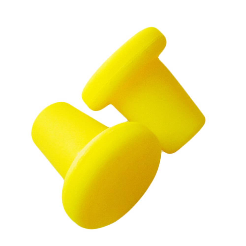 Tapones de silicona para botellas, tapón para botellas, herramientas de preservación de Bar familiar, , seguro y saludable para cocina, 6 colores: yellow