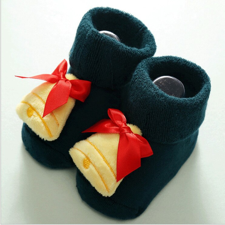 Goocheer 0-18Months Peuter Baby Meisje Jongen Kerst Mode Winter Anti-Slip Sokken Slipper Schoenen Laarzen Eerste Wandelaars: 2 / 6m