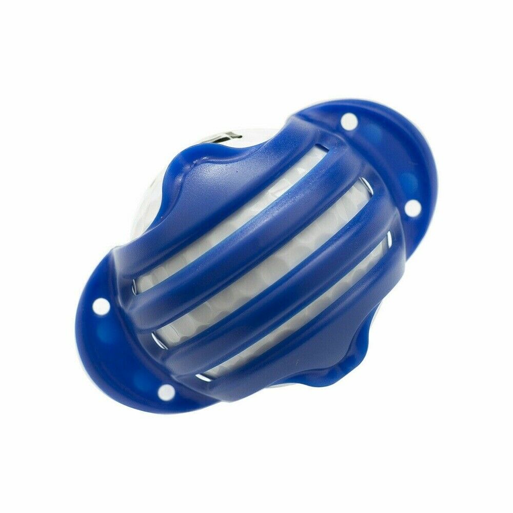 Golf Ball Triple Track 3 Line Marker Stencil ERC Chrome Golf Line Marker Golf Training Template Alignment Marks Tool: Blue