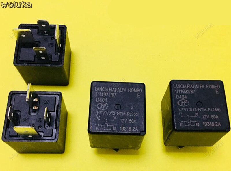 Wide relay large and small pin high power 12V automotive universal four pin relay CD50 Q04