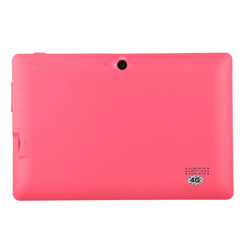 4Gb Android 4.4 Wifi Tablet Pc Mooie 7 Inch Vijf-Point Multitouch Display-Speciale Kids Editie Roze