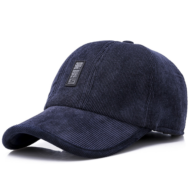 Sqteio vinter unisex baseballkasket mænd gorra hombre udendørs afslappet fløjlsbukser tyk varme høreværn hat