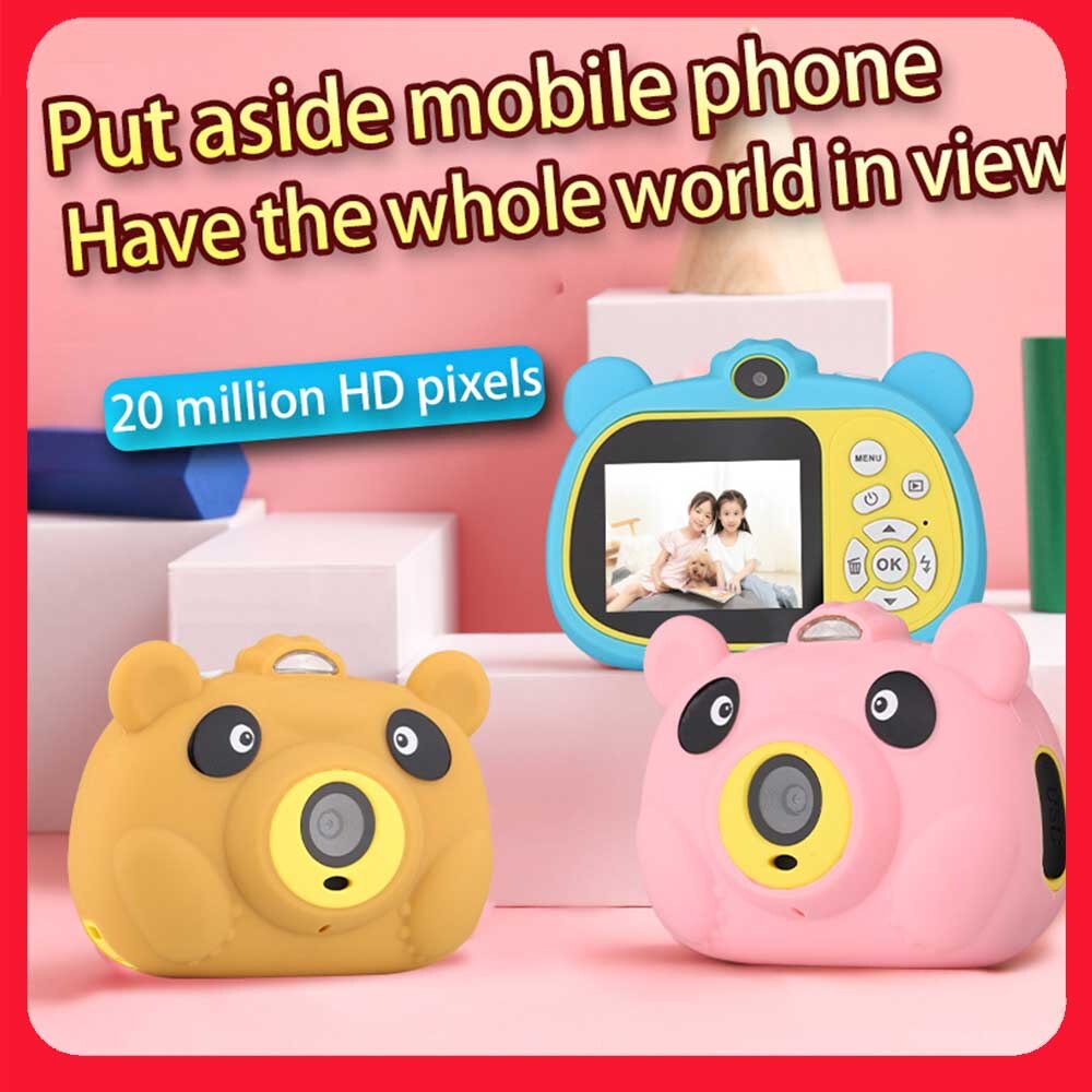 Aparat dziecięcy 3200W Mini Kids 2 "aparat cyfrowy HD Video Mp3/MP4 aparat fotograficzny dla dziewczynek/chłopców
