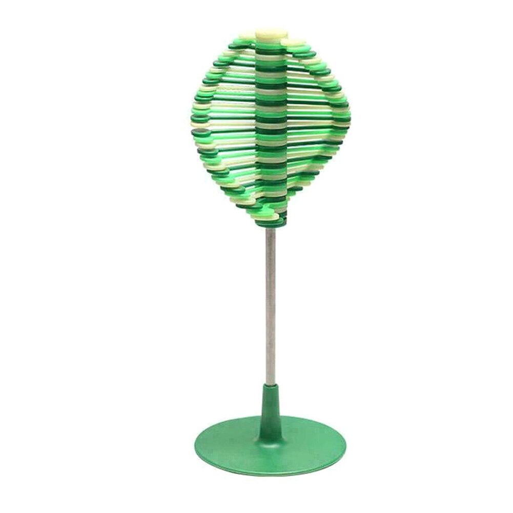 Lollipopter roterende legetøj spin dekompression børn puslespil legetøj hjem indretning: Grøn