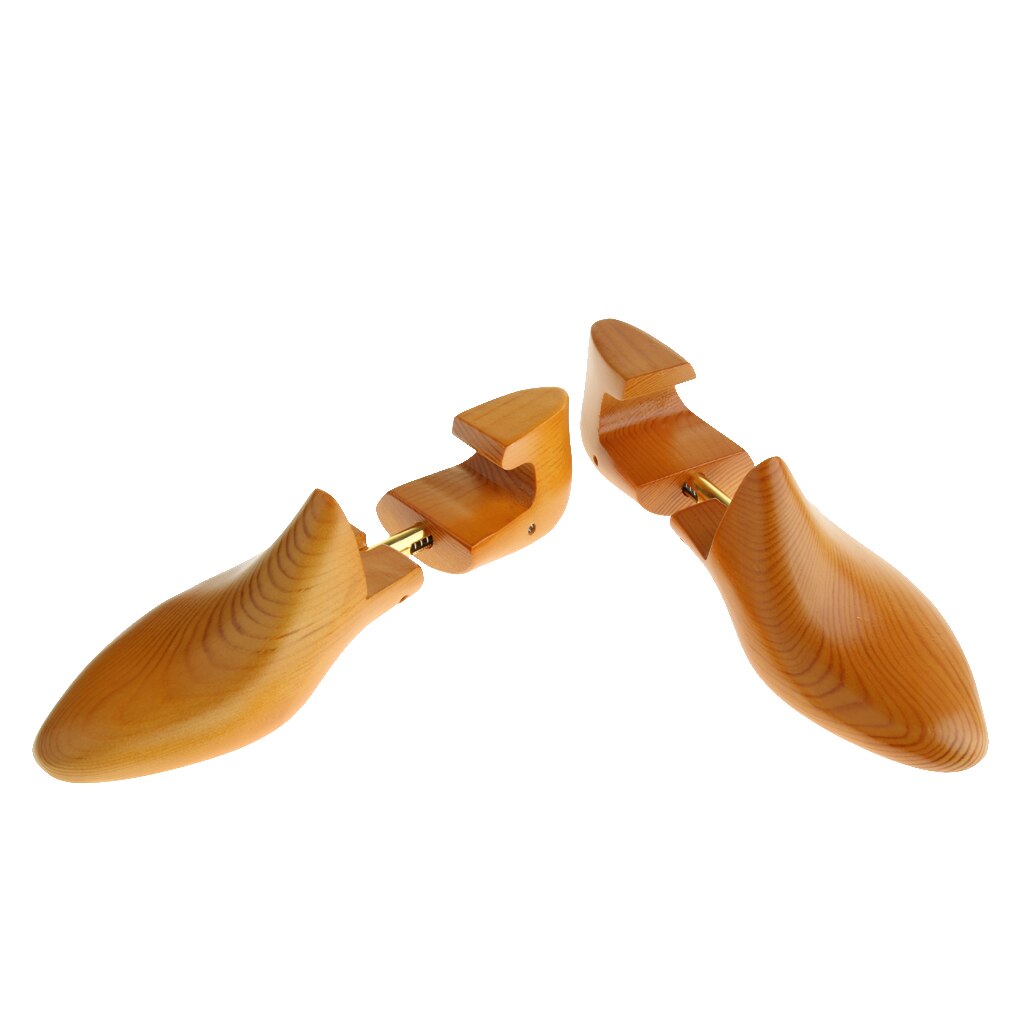 1Pair Womens Mens Adjustable Cedar Wood Shoe Tree Holder Shoe Shaper Keeper