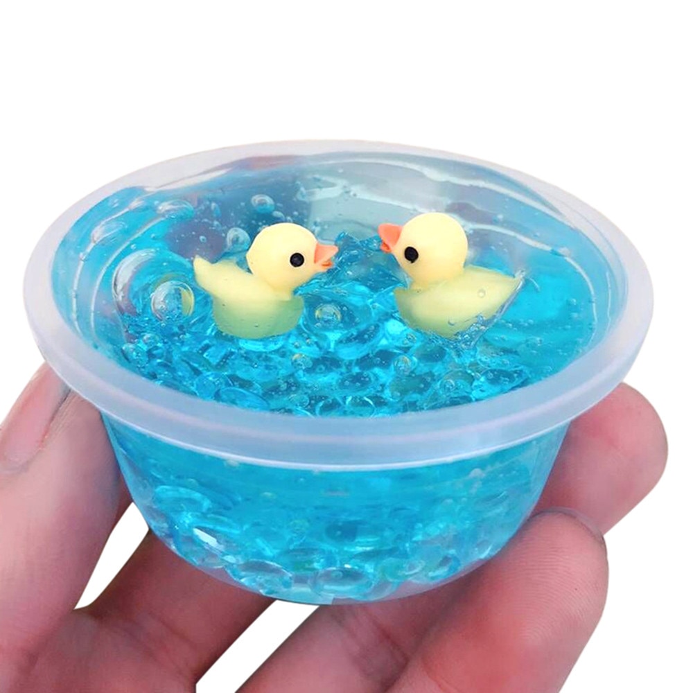 60ml Ente Schlamm Mischen Wolke Schleim Duftenden betonen freundlicher Tonne Spielzeug Erstaunliche flauschigen schleim und Super spaß zu spielen mit Schleim #3