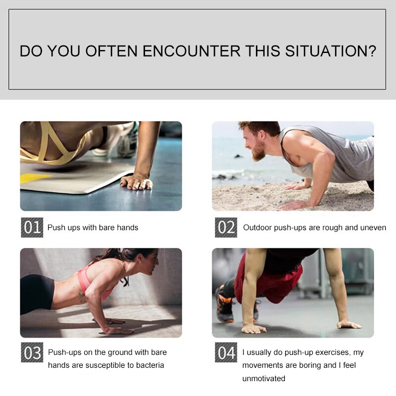 1 Pair Push Ups Stands Grip Fitness Push Ups Handles Chest Bodybuilding Sports Muscular Training Push Up Bar Exercise Equipment