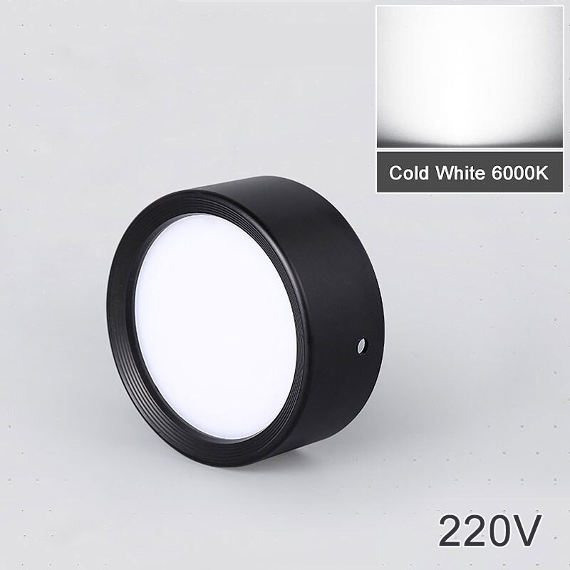 Opbouw 12W 9W 7W 15W Led Downlight Plafond Lampen Ultradunne Driverless Led Spot Lights 220V Plafond Armaturen Verlichting