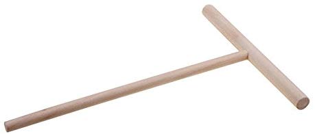 1 pc Practial T Shape Crepe Maker Pancake Batter Wooden Spreader Stick Multi-functional Cake Kit DIY Home Kitchen Tool: Default Title