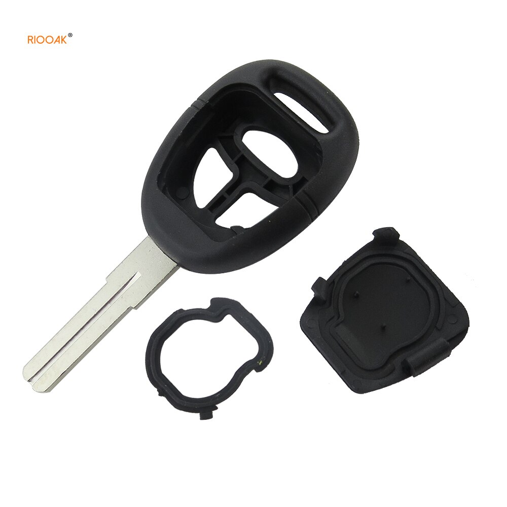 RIOOAK Key Shell For SAAB 3 Button Remote Key Blank Blade Replacement Auto Car Key Case Cover Fob For SAAB Key Shell No Logo