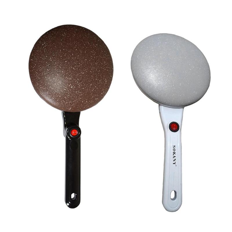 Portable Electric Crepe Maker Machine Pizza Pancake Machine Non-stick Griddle Baking Pan Cake Machine Kitchen Cooking Tools