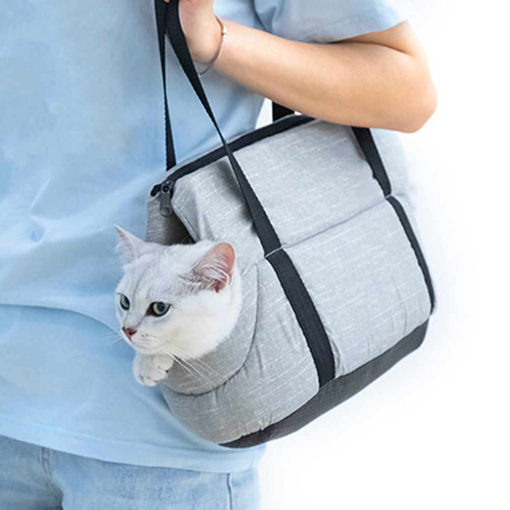 Portable Kitten Carrying Bag Backpack Outdoor Pet Cat Carrier Bag Puppy Kitten Carry Bag Handbag