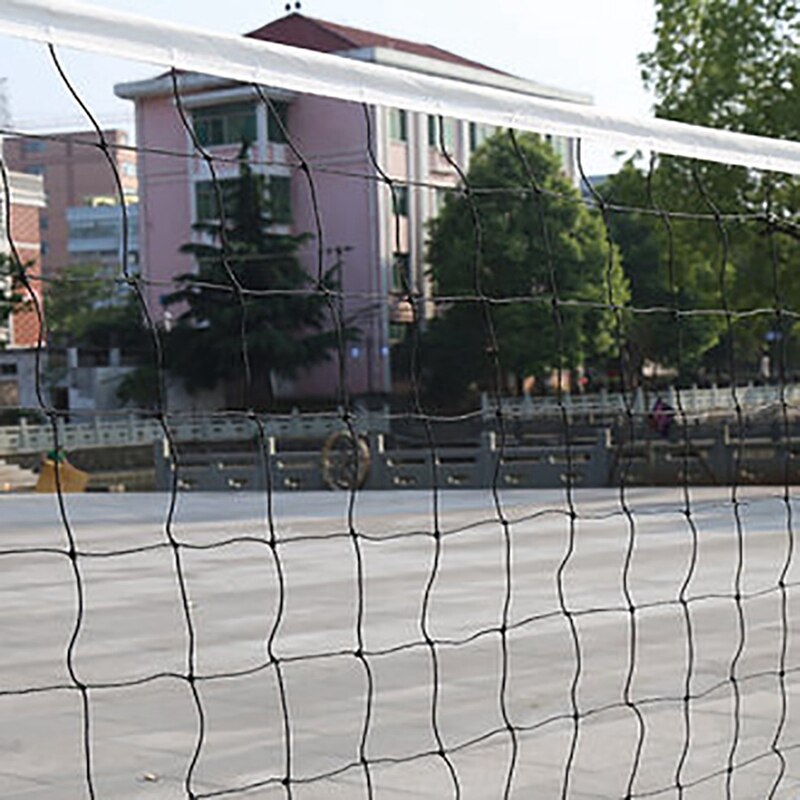 Estilo universal 9.5x1m voleibol líquido material de polietileno voleibol de praia voleibol net bola de voleibol net outdo