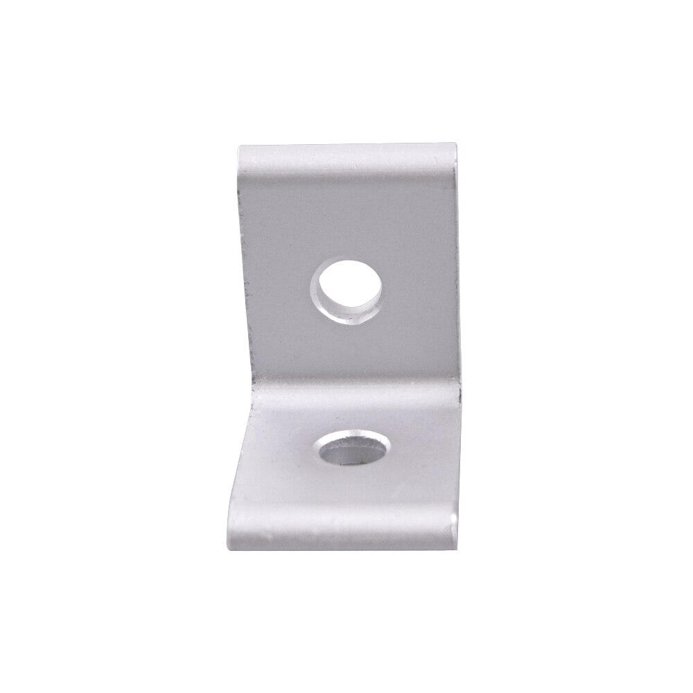25 x 25 x 18mm 2 Hole Series Inside Corner Bracket for Aluminum Extrusion Profile with Slot 6mm Pack of 10