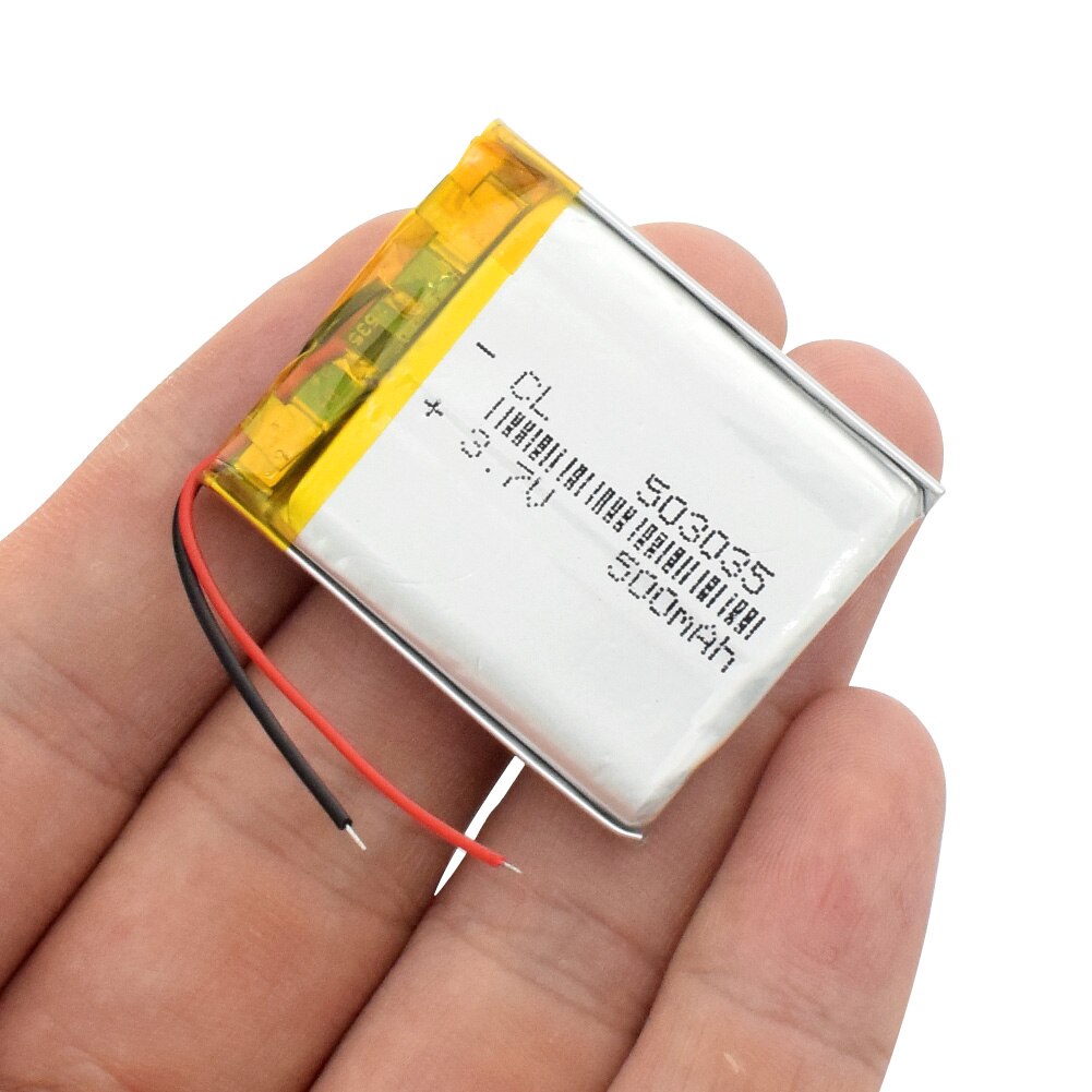 Polymer battery 500 mah 3.7 V 503035 smart home speakers Li-ion battery for dvd,GPS,mp3,mp4,E-book, headphone,Bluetooth speaker