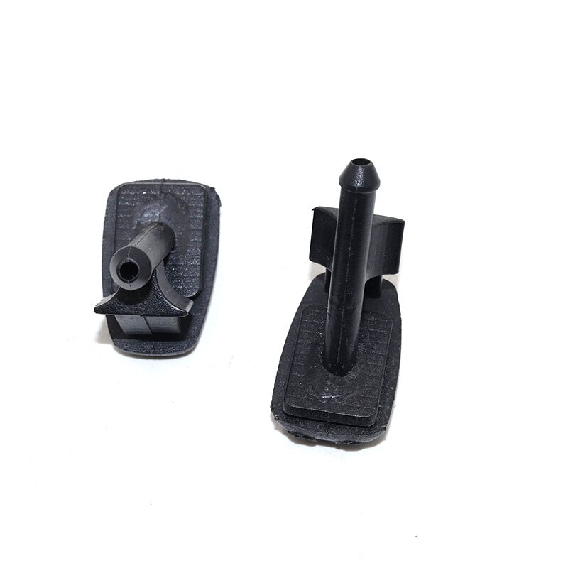 2 Pieces Black Windshield Wiper Water Spray Jet Washer Nozzle for BMW E90 /E60 /E46