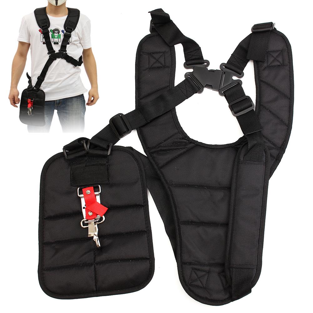 Adjustable Strimmer Double Breasted Shoulder Harness Strap For Brush Cutter Mower Trimmer Padded Belt Garden Protection Panel
