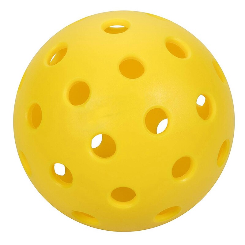 Rene udendørs pickleball bolde specifikt og optimeret til pickleball farve gul