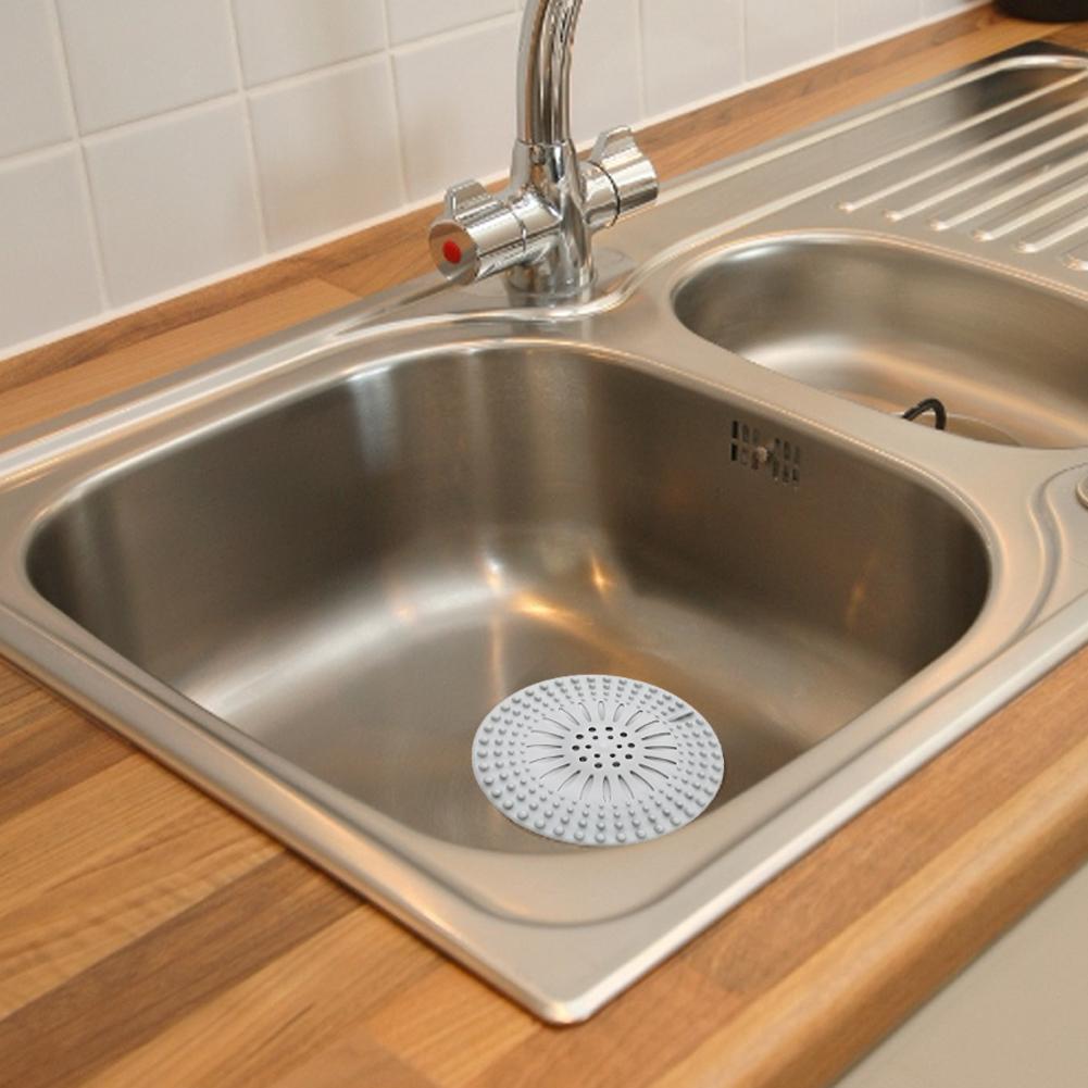 Tapón de silicona para desagüe de ducha, filtro de goma para fregadero, colador Protector para bañera, cocina, baño, desagüe de suelo