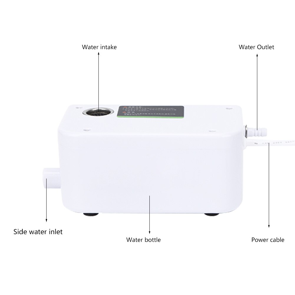 Air Conditioning Drain Pump Automatic Ultra-Quiet 3-Way Water Inlet PC-50A 12 Meters Head Drainage Pump