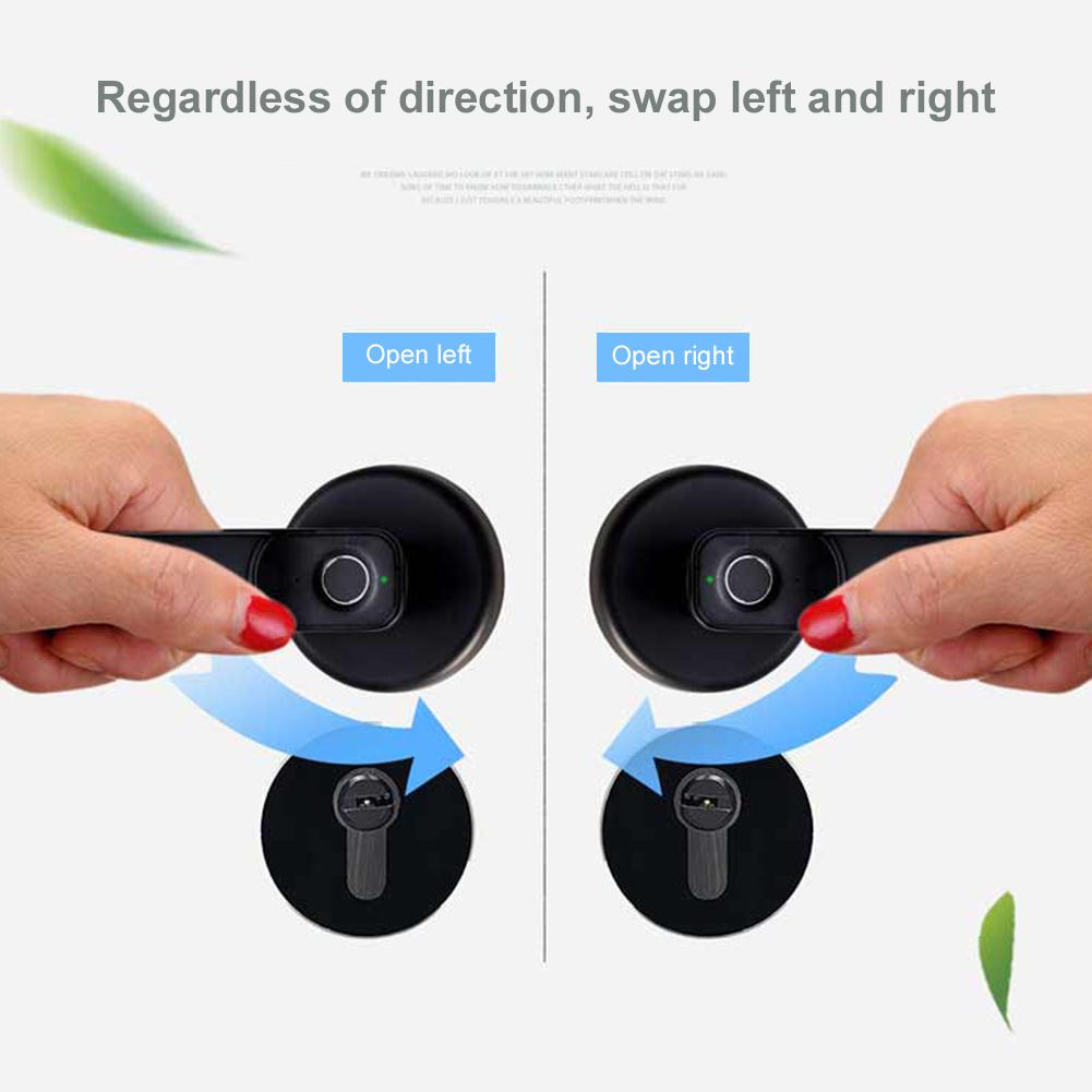 Fingerprint Smart Door Lock Biometric Keyless Indoor Room Fingerprint Lock Family Apartment Office Electric Lock Sliding Door