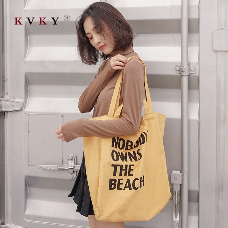 Sac en toile de couleur pour femmes | Grande Version coréenne du sac en toile, sac Eco décontracté de shopping à bandoulière réutilisable, sac de livre Portable en tissu pour étudiantes