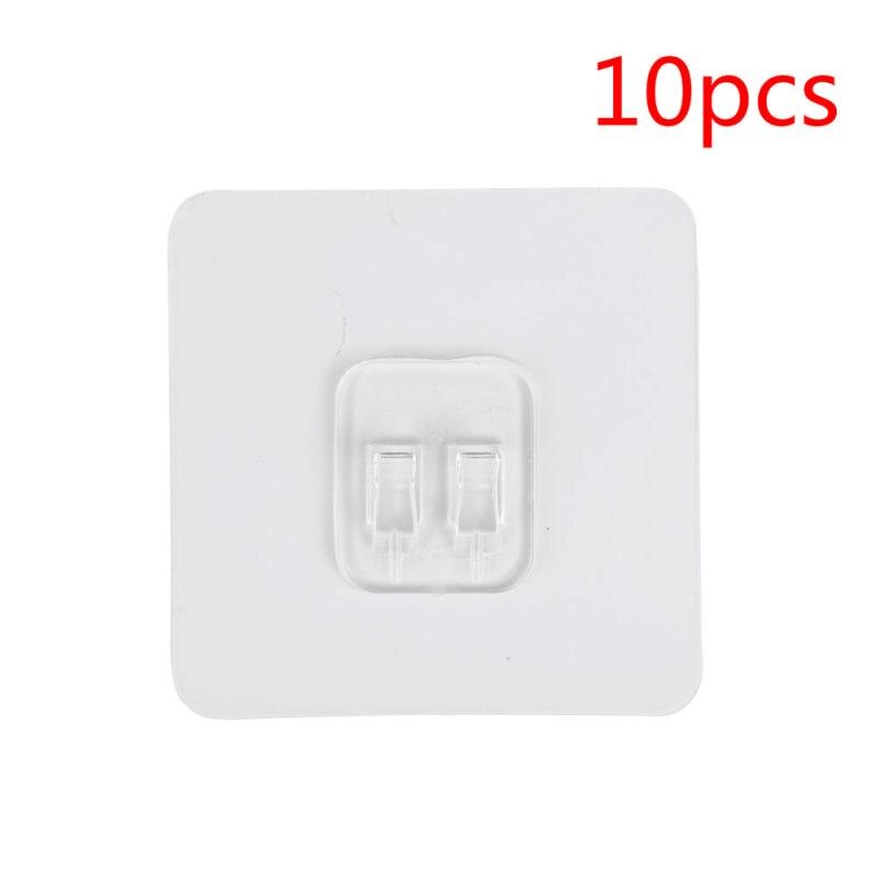 1/2/4/8/10pz adesivo a doppio gancio chiudiporta sensore automatico senza punzonatura adatto a tutte le porte 800g tensione ciasciugare: 10pezzi