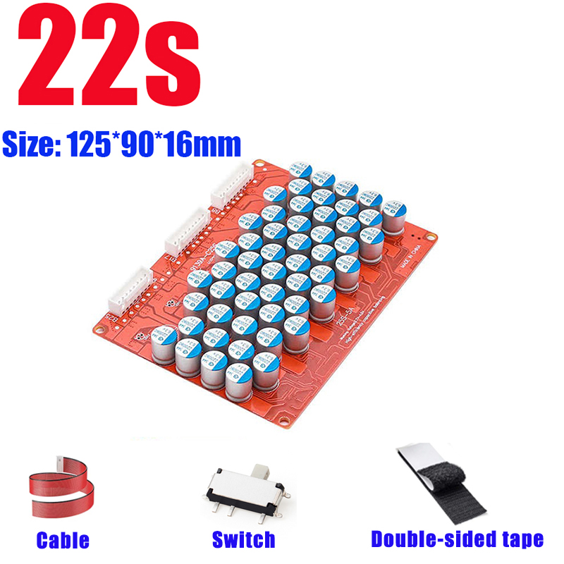 5A Batterij Actieve Equalizer Balancer Egalisatie Balanceren Li-Ion/LiFePo4 18650 Lithium Balance Board 4 S 8 S 10 S 16 S 24 S: Ivoor
