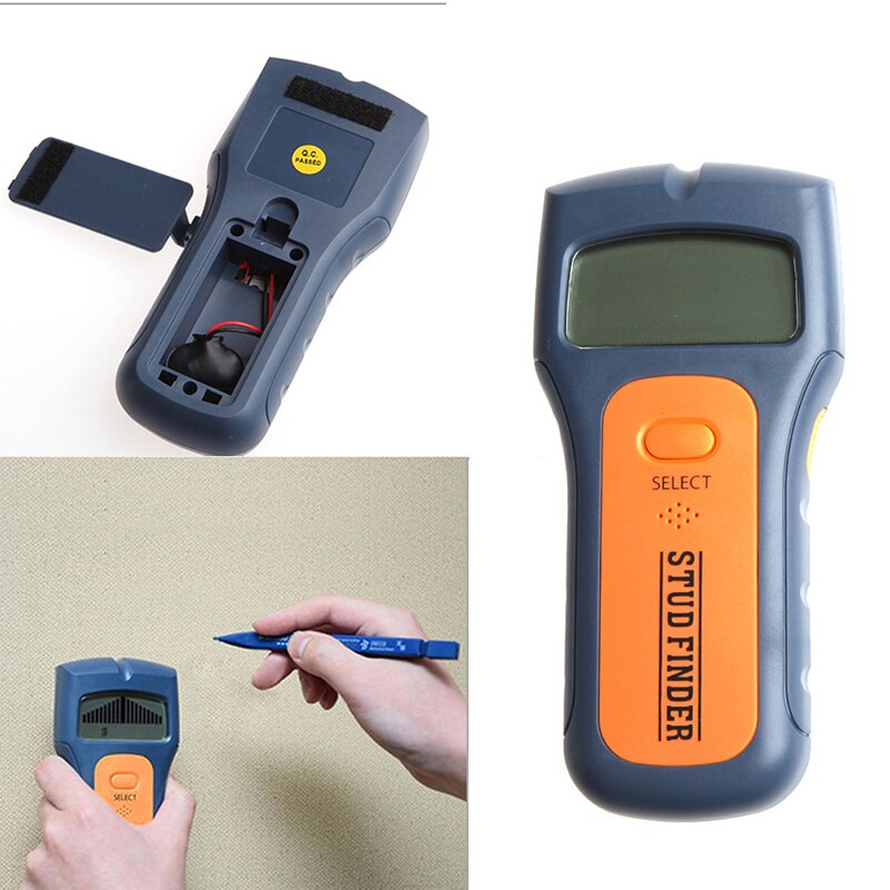 Hout Metaal Muur Detector Multimeter Digitale Pinpointer Vibrator Multi Stud Scanner Live Wire Kabel Finder AC 3 in 1