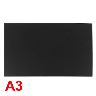 Black Plastic Acrylic Plexiglass Sheet A3 Size 297mm x 420mm x 2mm