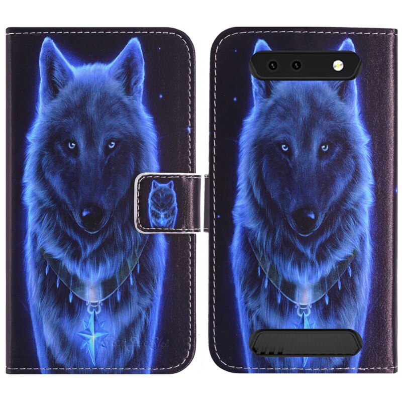 Tienjueshi proteger os desenhos animados adorável design capa de couro caso do telefone para cubot kingkong mini 4 polegada bolsa escudo carteira etui pele